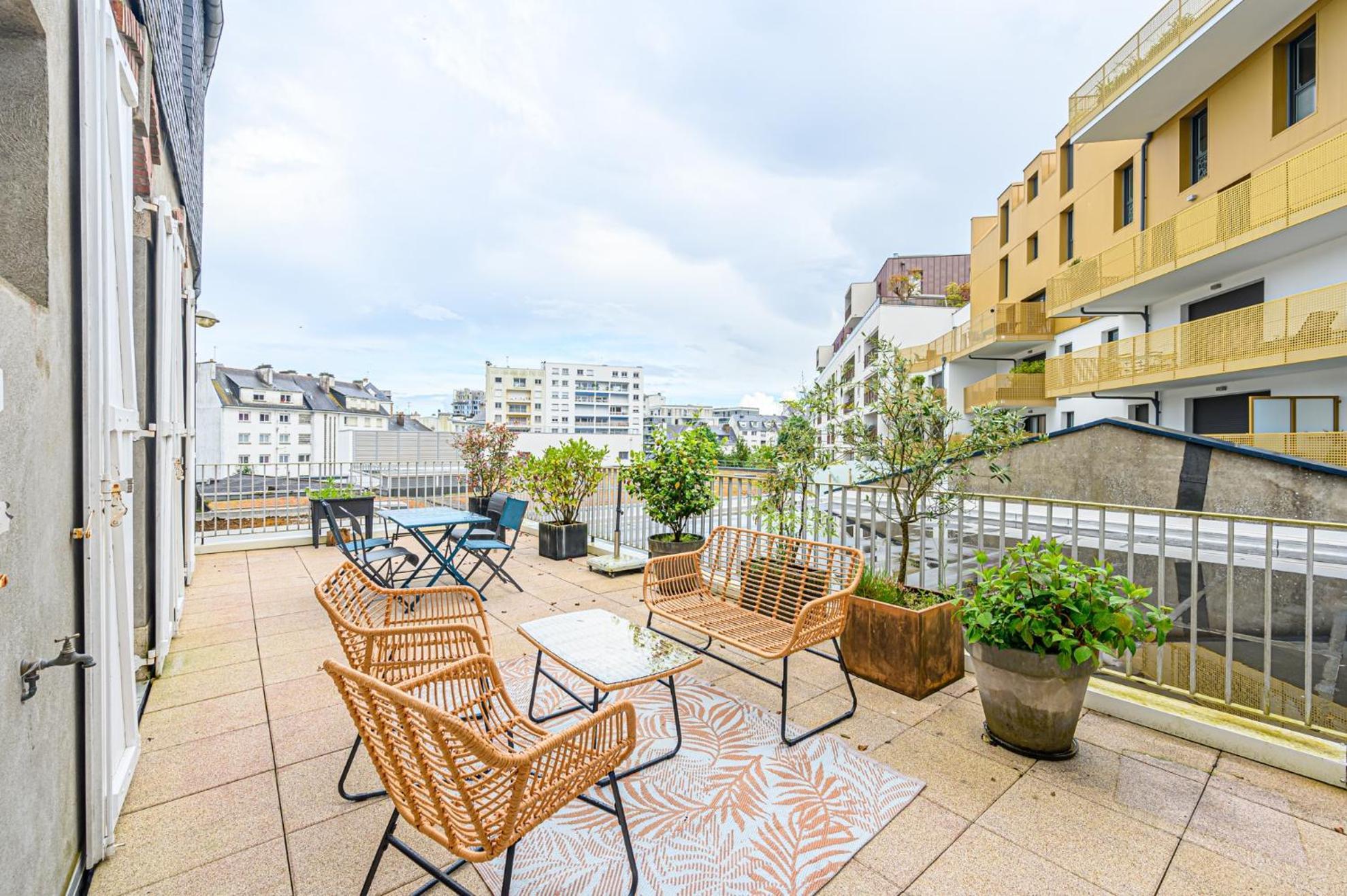 Appartement La Terrasse Du Mene - Appt Dans Le Centre Vannes
